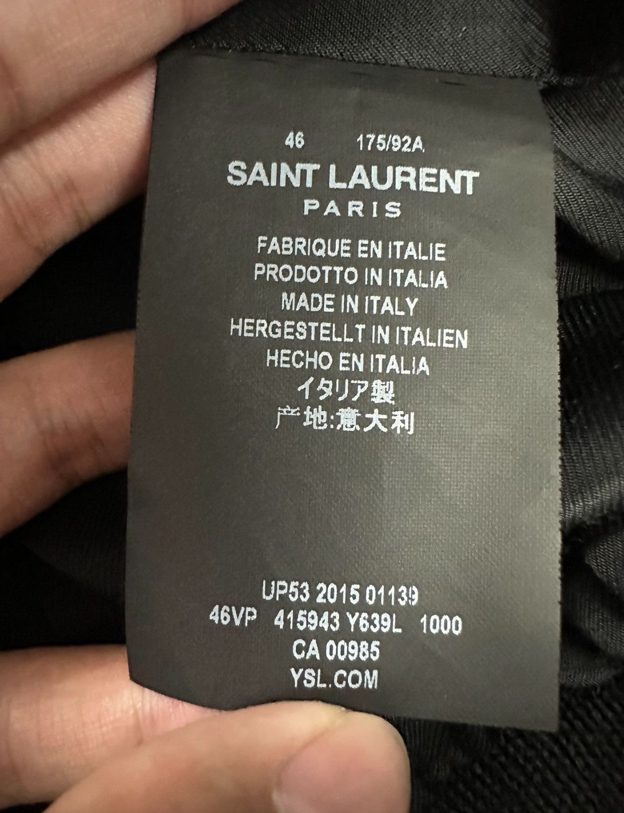 Hedi Slimane × Saint Laurent Paris *RARE* SS16 Saint Laurent Paris Surf & Sound Teddy SZ.46 Size US S / EU 44-46 / 1 - 7 Thumbnail