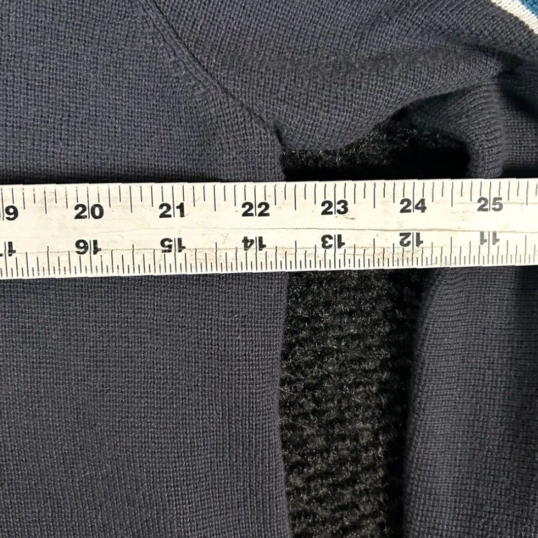 Mossimo VINTAGE Mossimo Mens Full Zip Sweater Jacket Blue Gray Stripes XXL Size US XXL / EU 58 / 5 - 4 Thumbnail