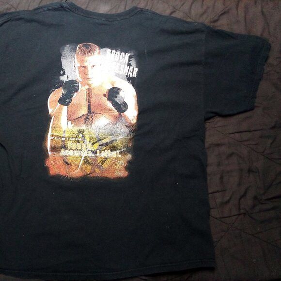 Gildan × UFC Fusion Brock Lesnar UFC Tough Accurate Lethal T-Shirt Size US XXL / EU 58 / 5 - 7 Thumbnail