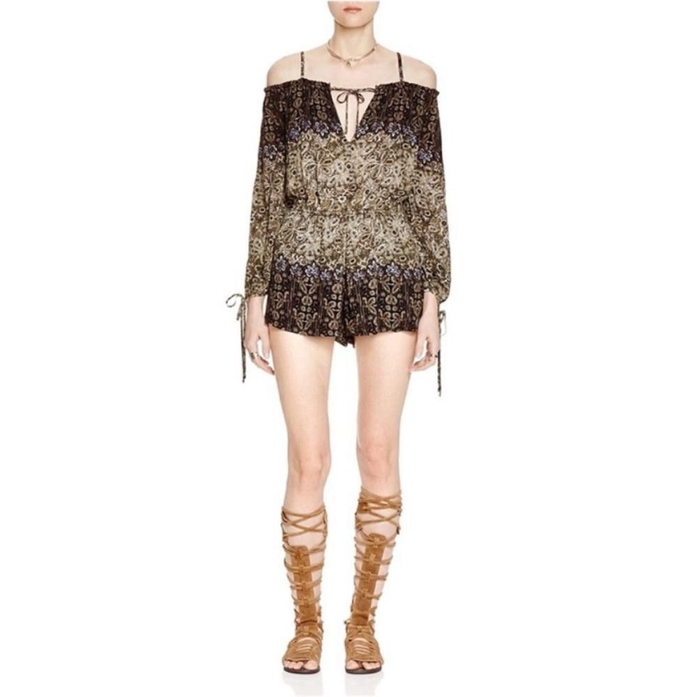 Free People Free People l So Divine Off The Shoulder Romper XS Size 26" / US 2 / IT 38 - 9 Thumbnail