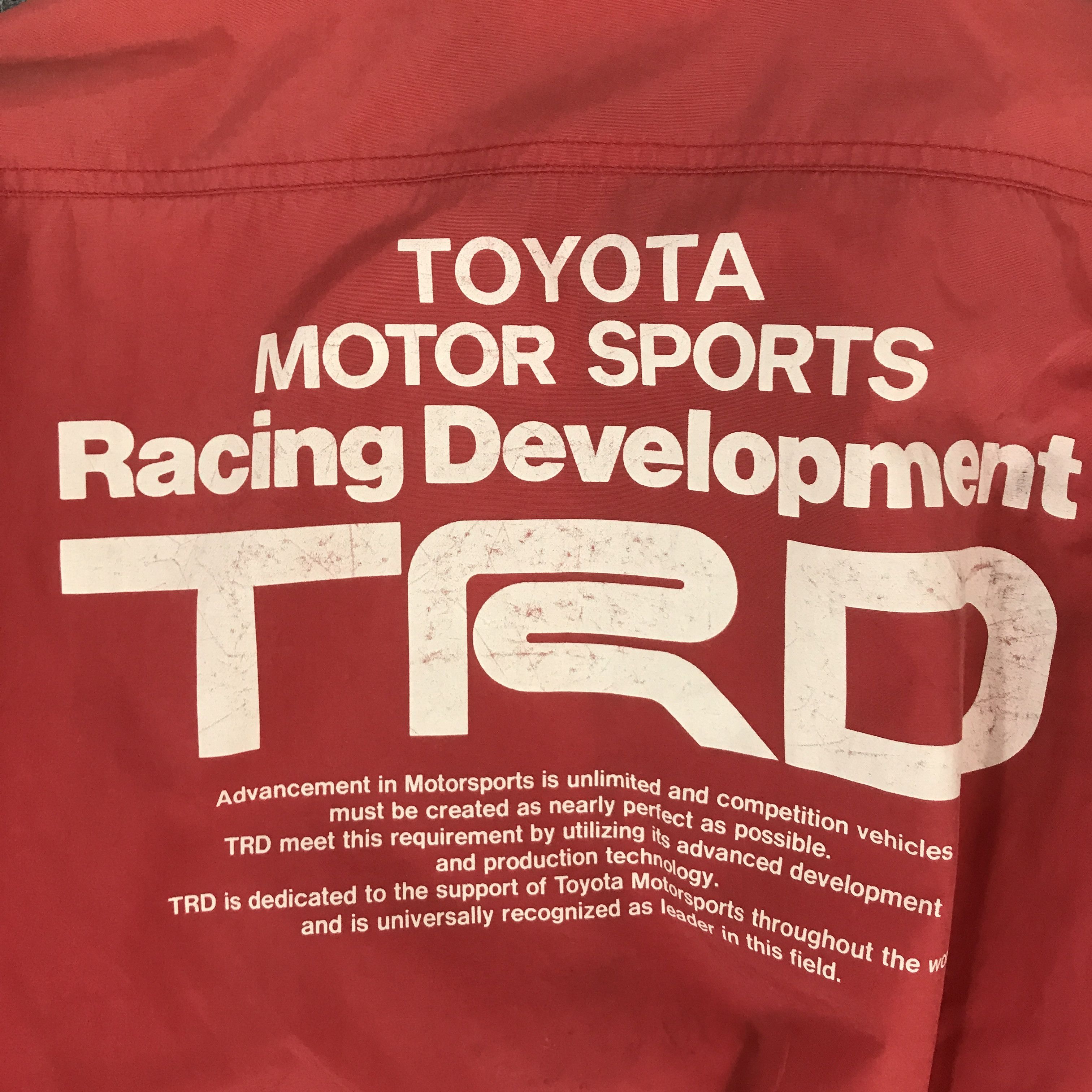 Sports Specialties TOYOTA RACING MOTORSPORT TRD JACKET K69B14 Size US L / EU 52-54 / 3 - 5 Thumbnail