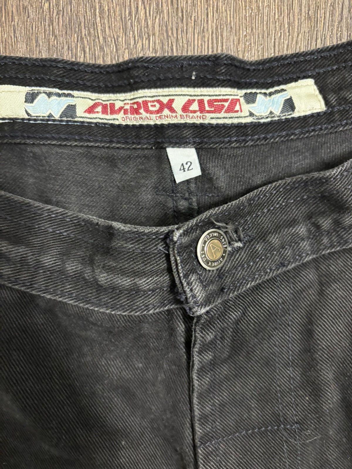 Avirex × Vintage Avirex black jeans Size US 42 / EU 58 - 3 Thumbnail