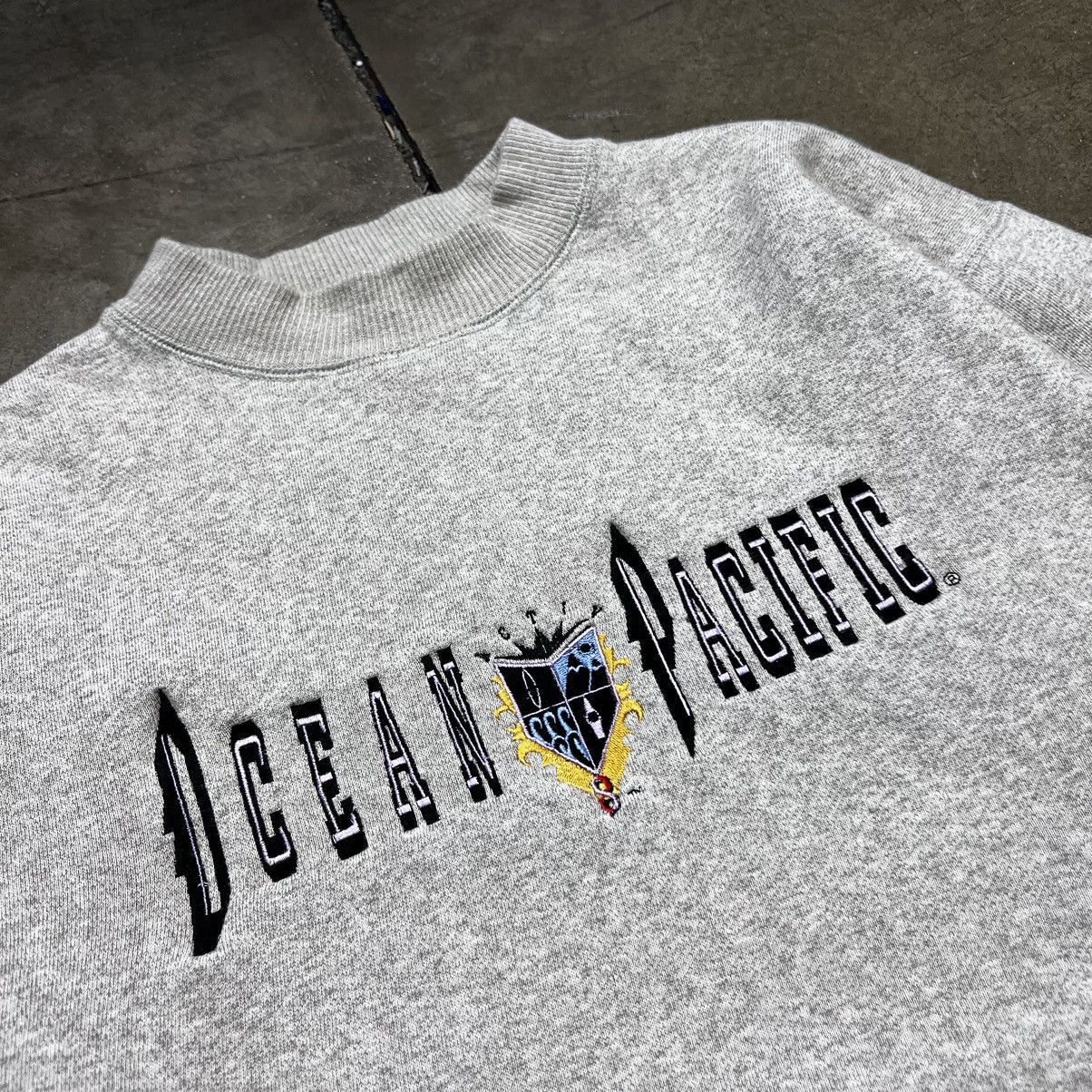Ocean Pacific × Vintage Vintage 90s Y2K Ocean Pacific Crewneck Sweatshirt Surf Size US L / EU 52-54 / 3 - 4 Thumbnail