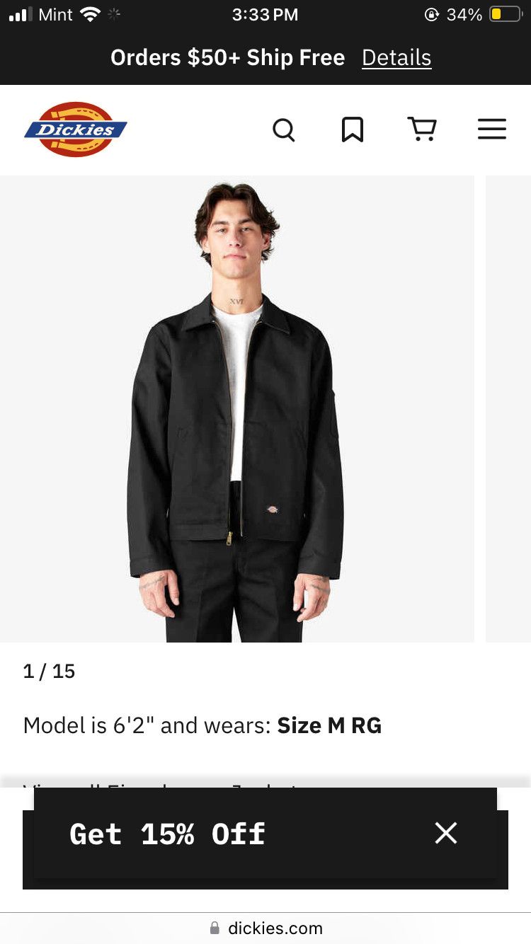 Dickies Dickies Eisenhower Jacket Size US S / EU 44-46 / 1 - 1 Thumbnail