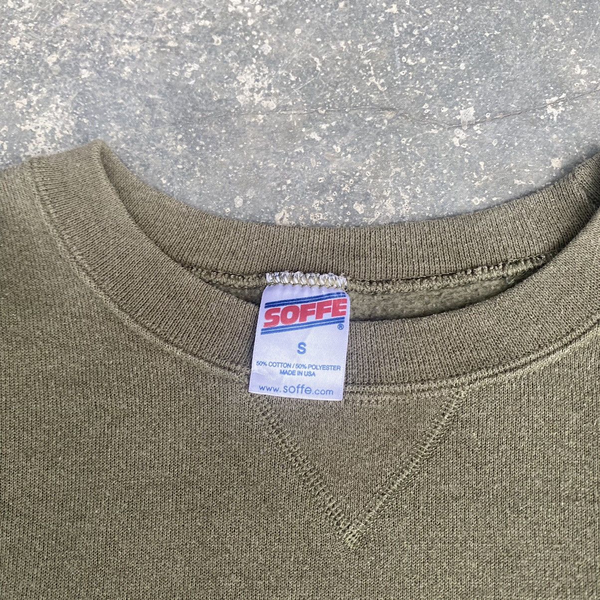 Vintage 90s USMC olive sweatshirt SC011 Size US M / EU 48-50 / 2 - 4 Thumbnail