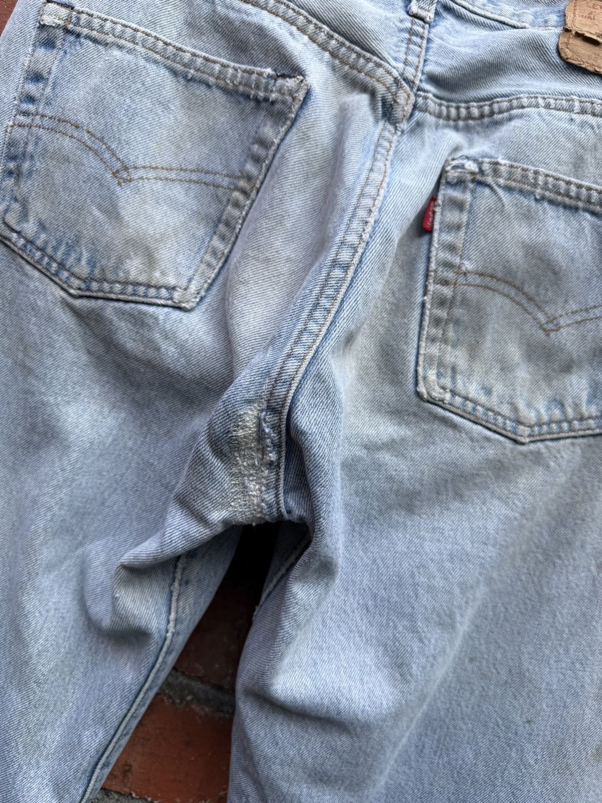 Levi's Vintage Clothing W32x33.5 Vintage levi’s 501 redline dirt repaired denime Size US 32 / EU 48 - 6 Thumbnail