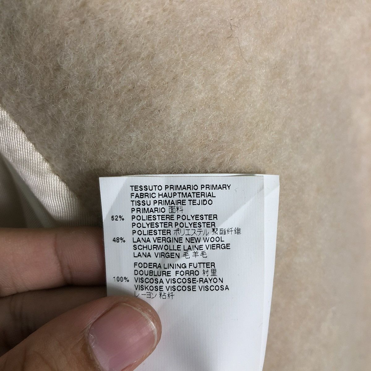 Maison Margiela 🔥MM6 A/W 2016 Mohair Wool Double Breast Jacket Faux Fur Size M / US 6-8 / IT 42-44 - 15 Thumbnail