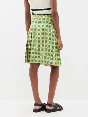 Marni o1w1db10125 Skirt in Green Size 30" / US 8 / IT 44 - 5 Thumbnail