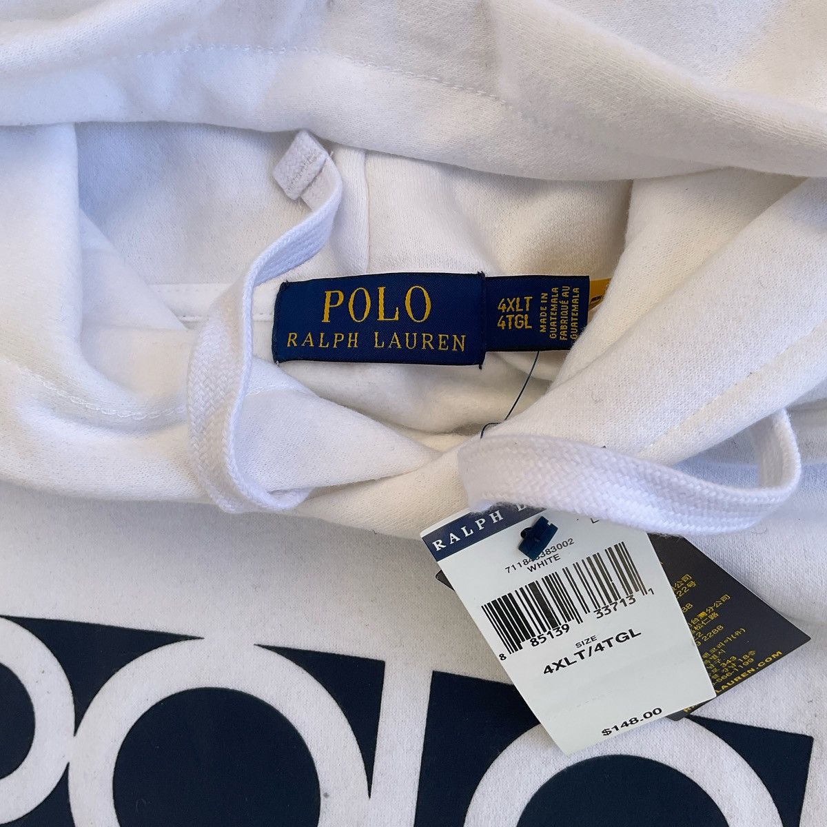 Polo Ralph Lauren Brand New Polo Ralph Lauren Big & Tall Script Hoodie Size US XXL / EU 58 / 5 - 6 Thumbnail