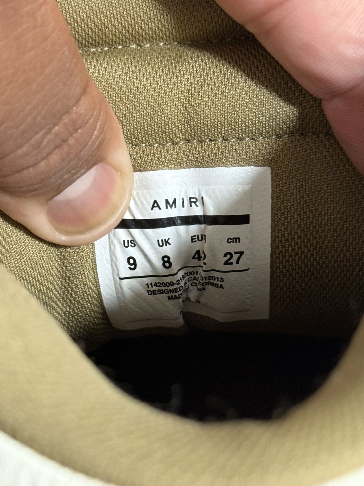 Amiri Amiri Skeleton High Size 9 Size US 9 / EU 42 - 15 Thumbnail