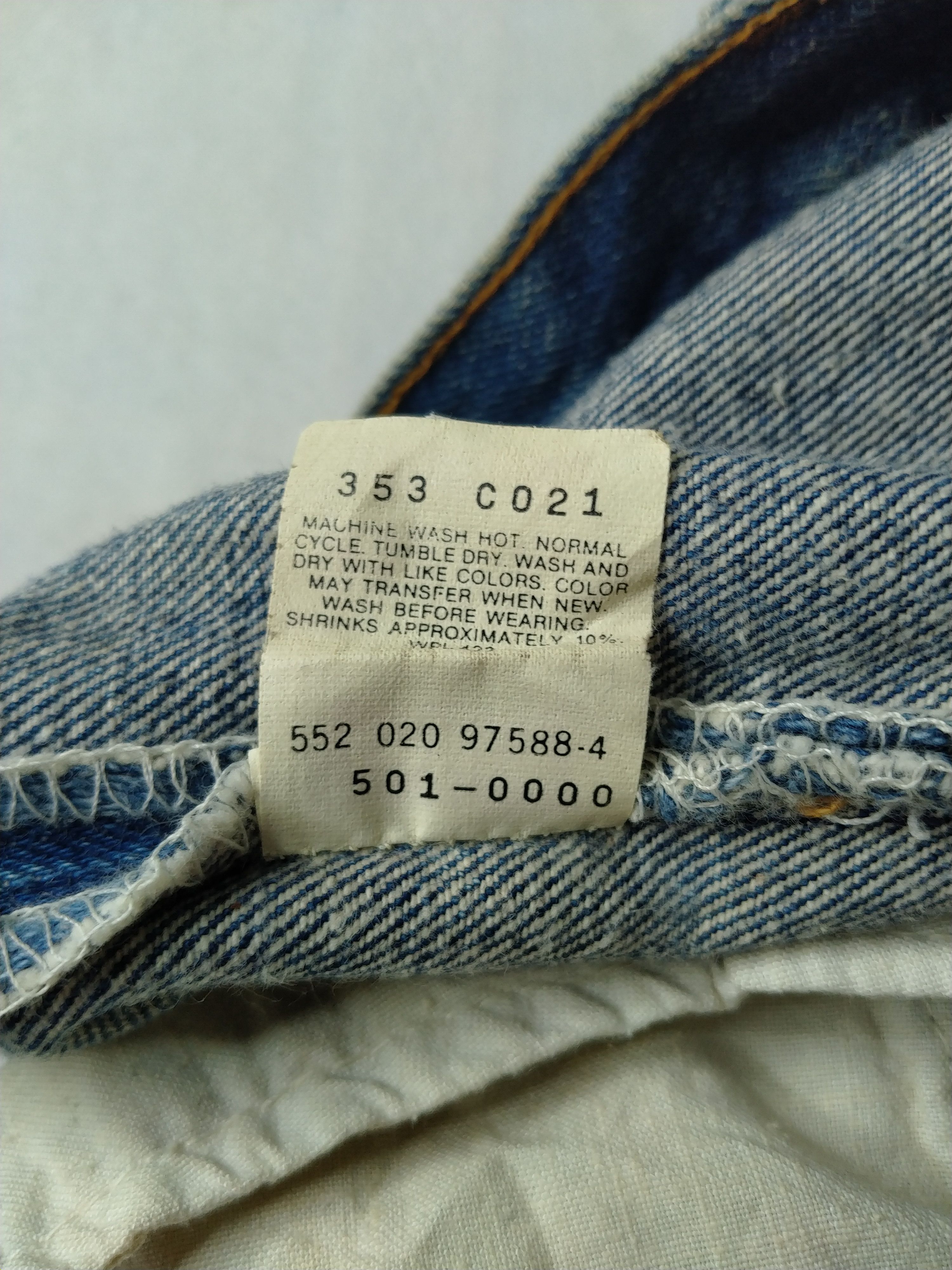 Levi's 90s Blue Wash Vintage Levi's 501 USA Denim 30x28.5 -JN815 Size US 30 / EU 46 - 9 Thumbnail