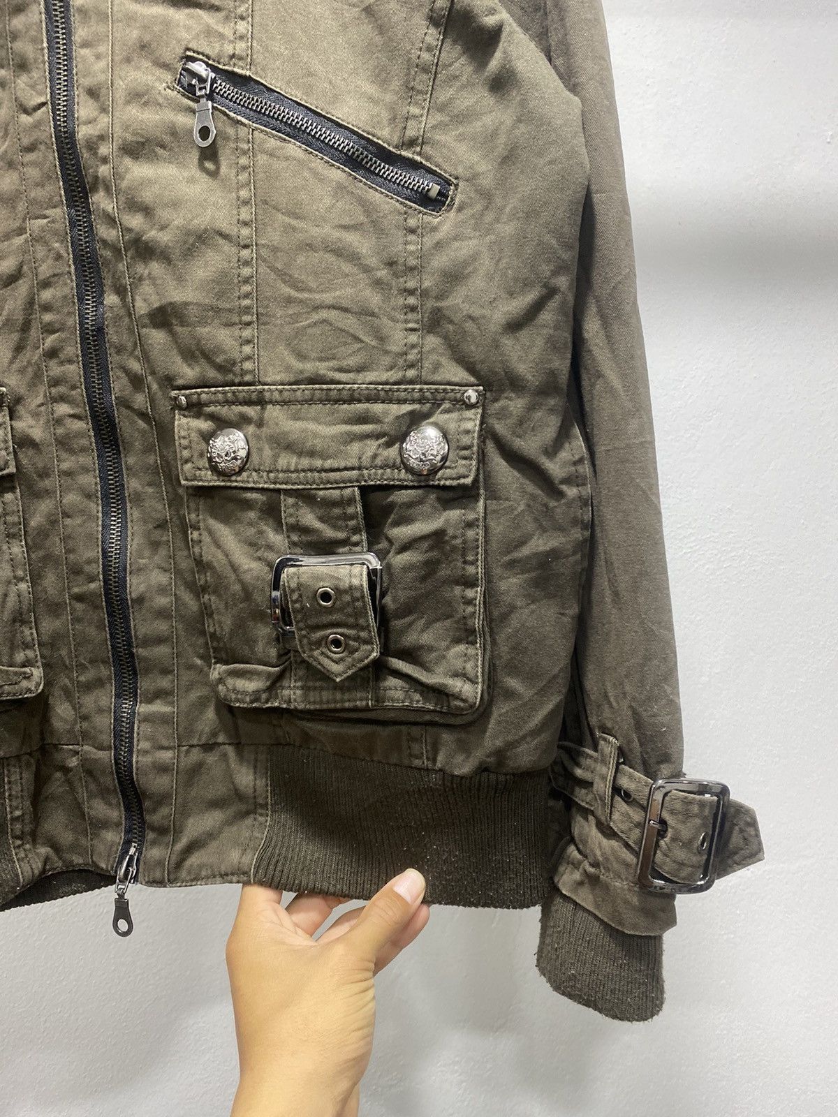 In The Attic In The Attic Punk Grunge Jacket Winter Lgb Size US L / EU 52-54 / 3 - 4 Thumbnail
