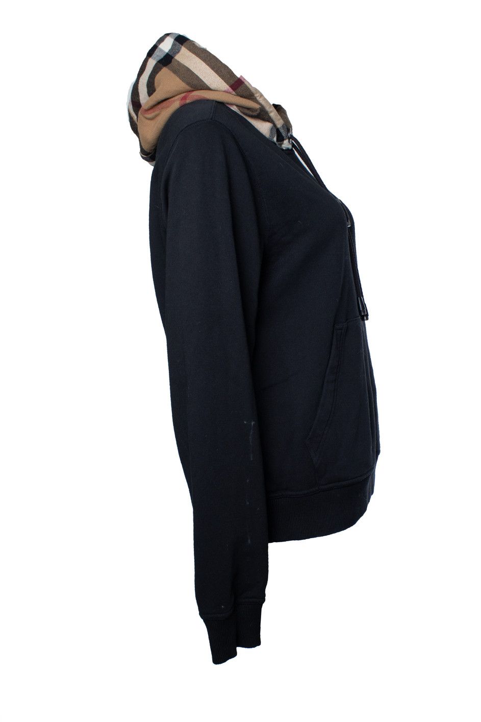 Burberry Burberry, black hoodie with checkered print Size S / US 4 / IT 40 - 2 Thumbnail