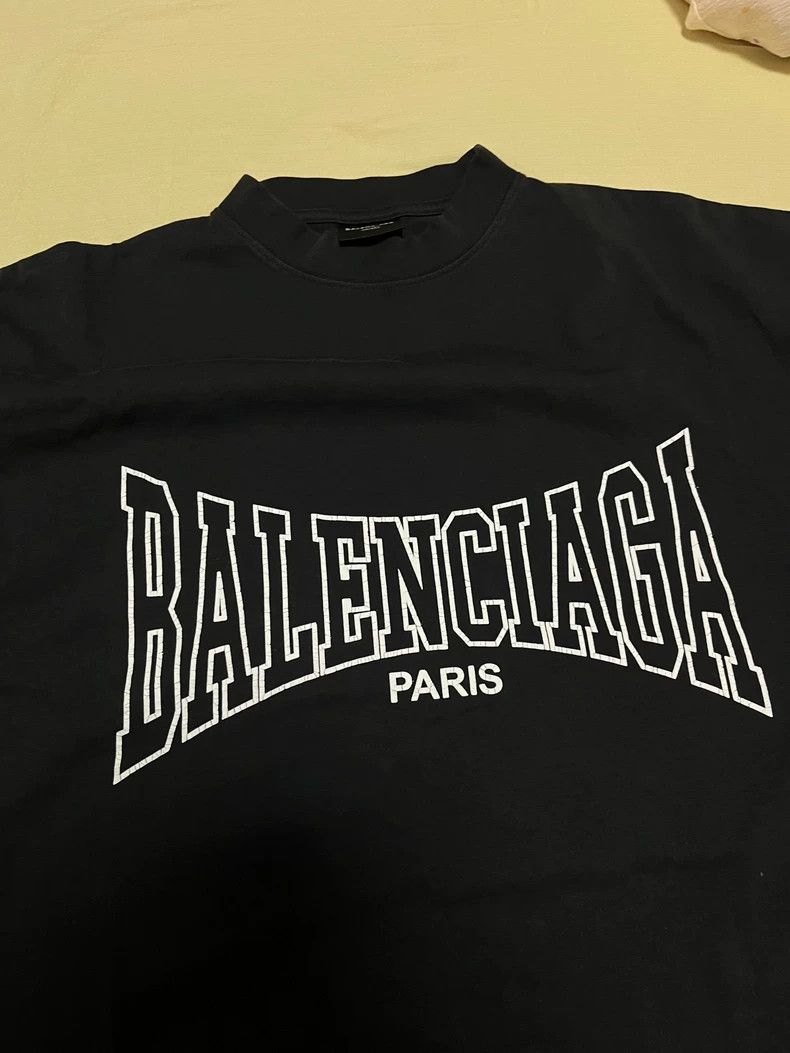 Balenciaga Balenciaga Offset printing crack making old short sleeve b Size US M / EU 48-50 / 2 - 1 Thumbnail