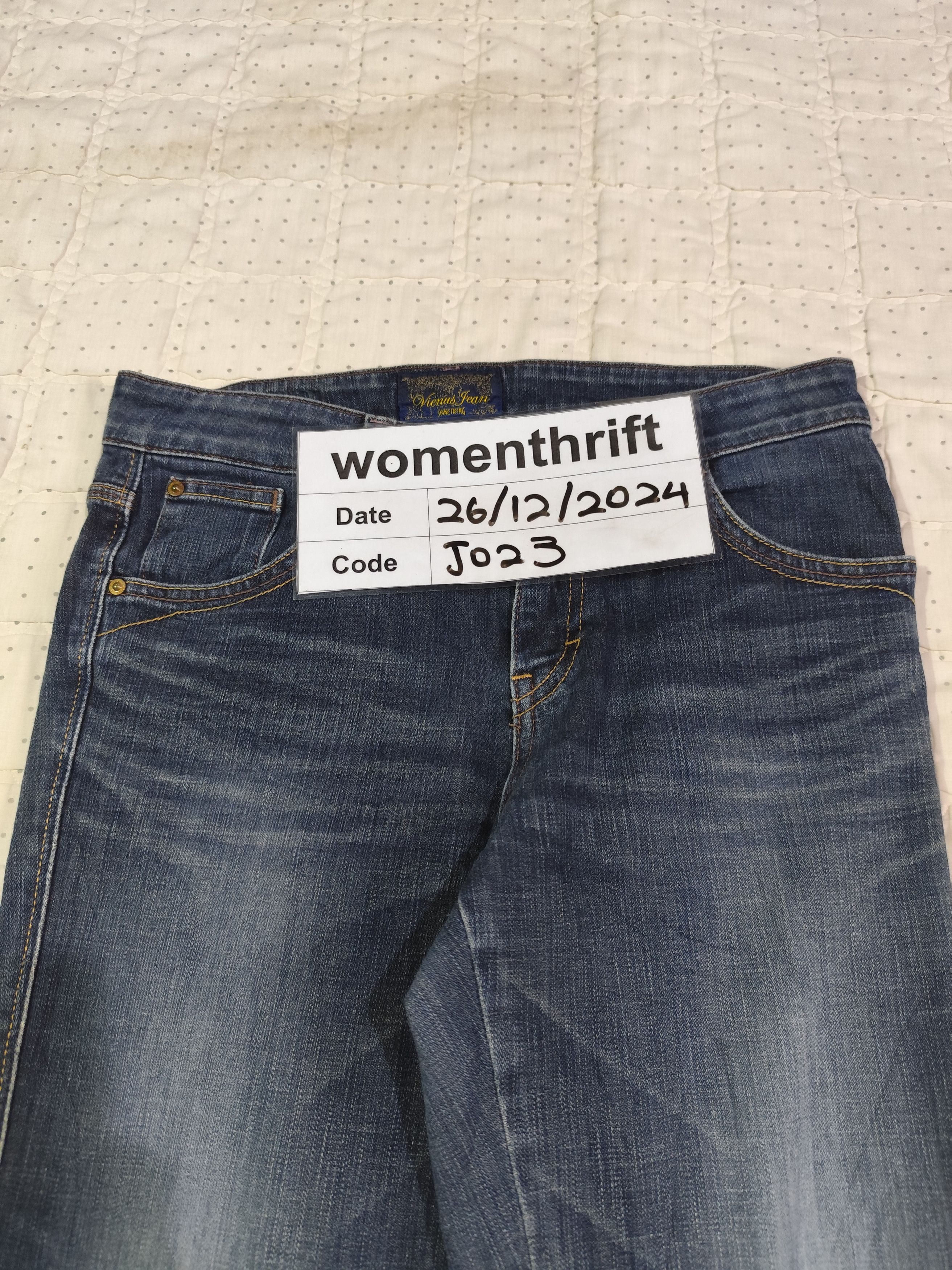 Edwin Vintage Edwin Vienus Flared Washed Denim J023 Size 30" / US 8 / IT 44 - 21 Thumbnail