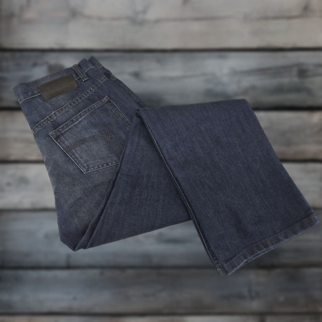 Calvin Klein VINTAGE Calvin Klein Jeans Size 18 Womens Slim Straight Medium Wash Blue Denim NWT Size 40" / US 18 - 1 Thumbnail