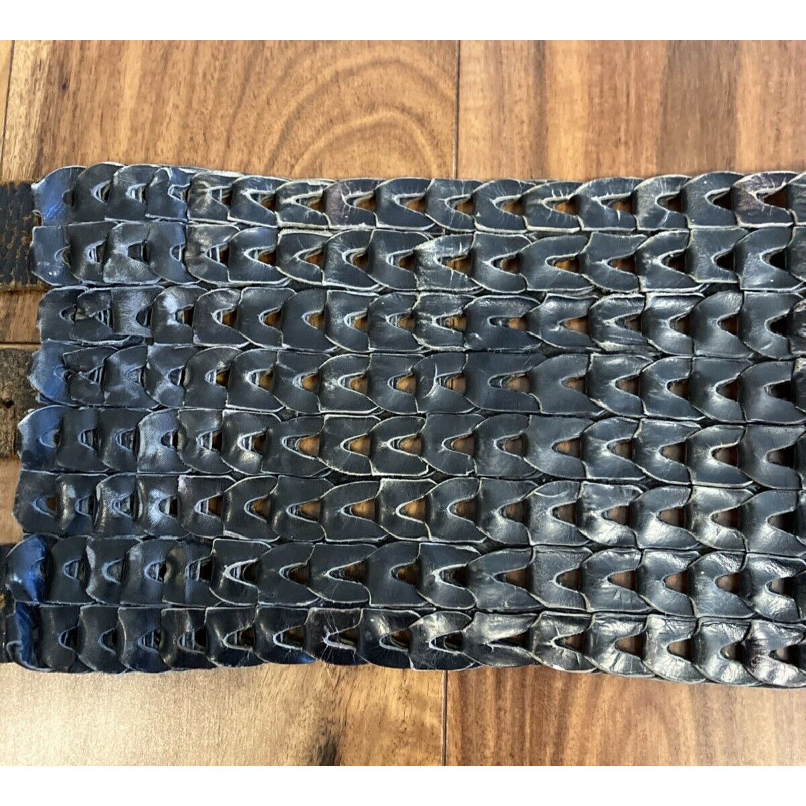 Other Vtg 1950s UNITED AIRLINES Leather Kidney Black Belt Aviator Size ONE SIZE - 13 Thumbnail