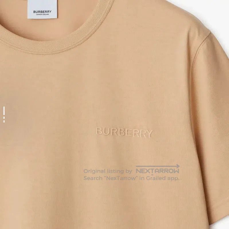 Burberry Burberry Men's Khaki Cotton T. Size US S / EU 44-46 / 1 - 3 Thumbnail