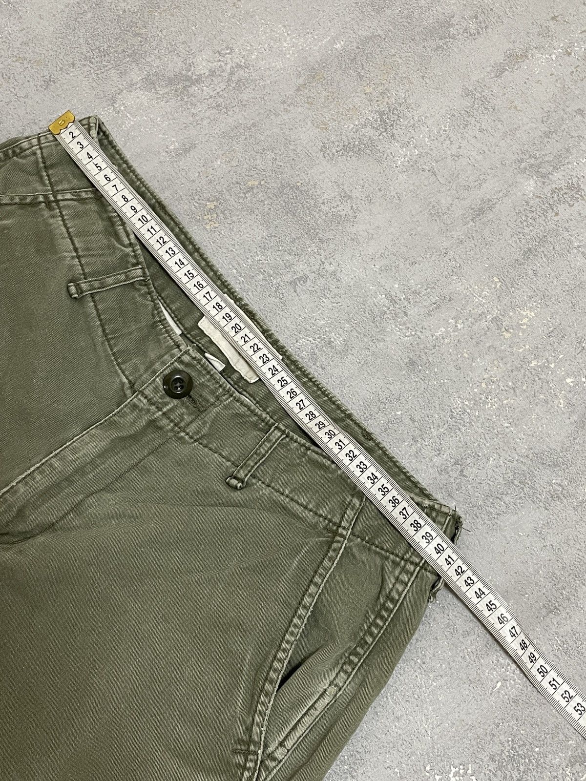 Denim & Supply Ralph Lauren Denim & Supply Ralph Lauren Green Washed Distressed Shorts Size US 30 / EU 46 - 16 Thumbnail