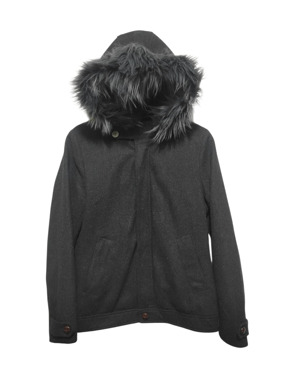 Japanese Brand HVC wool double zip fur hoodie jacket Ifsix LGB style Size US M / EU 48-50 / 2 - 1 Thumbnail