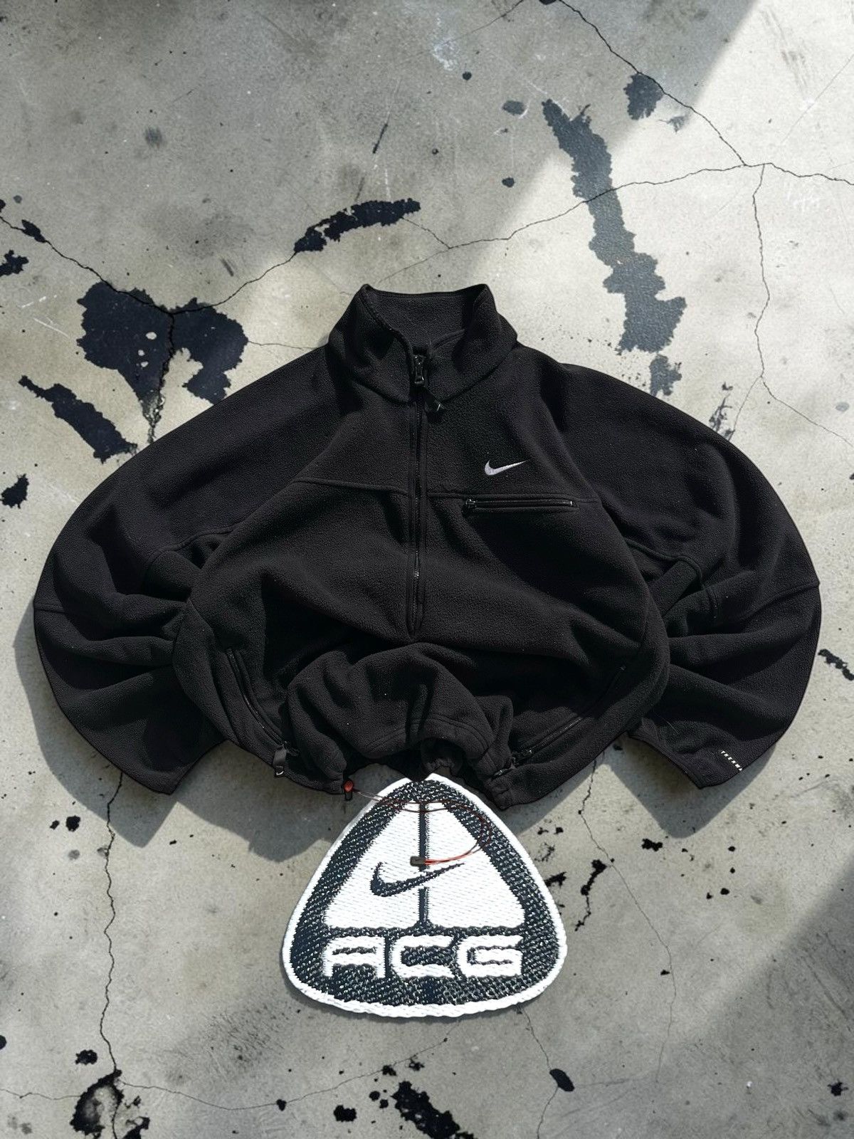 Nike ACG 1990's Nike ACG Layering System 2 Therma Fit Half Zip Fleece Size US L / EU 52-54 / 3 - 1 Thumbnail