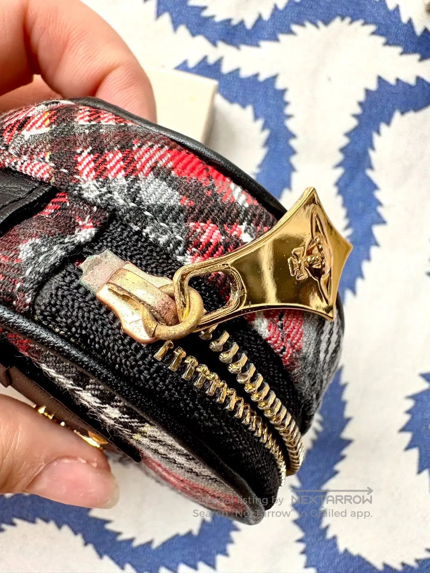 Vivienne Westwood Vivienne Westwood Vintage Graffiti Check Coin Purse. Size ONE SIZE - 2 Thumbnail