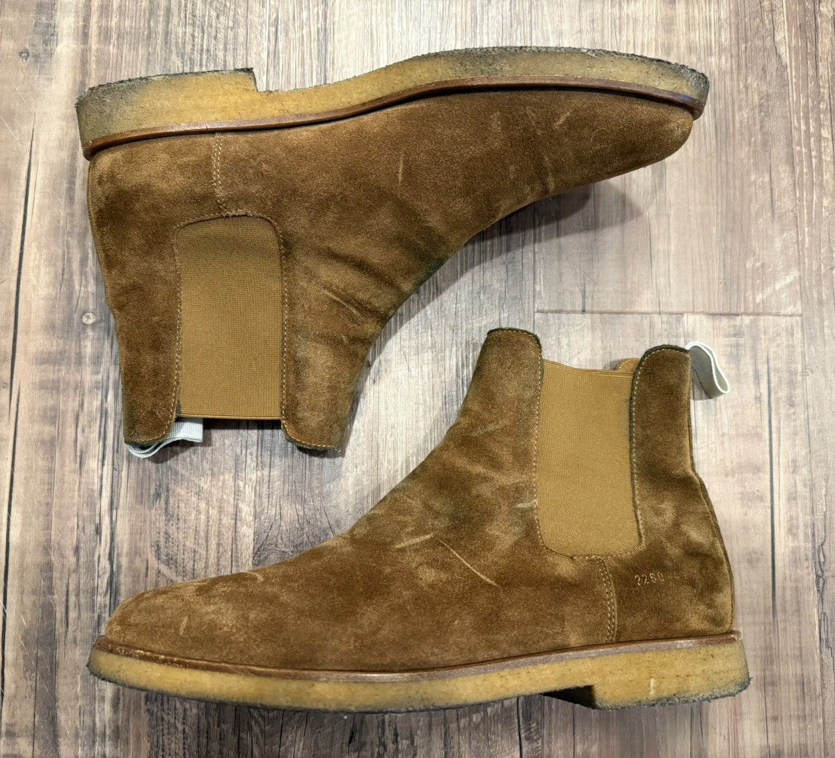 Common Projects Common project suede chelsea boots Size US 9 / EU 42 - 2 Thumbnail