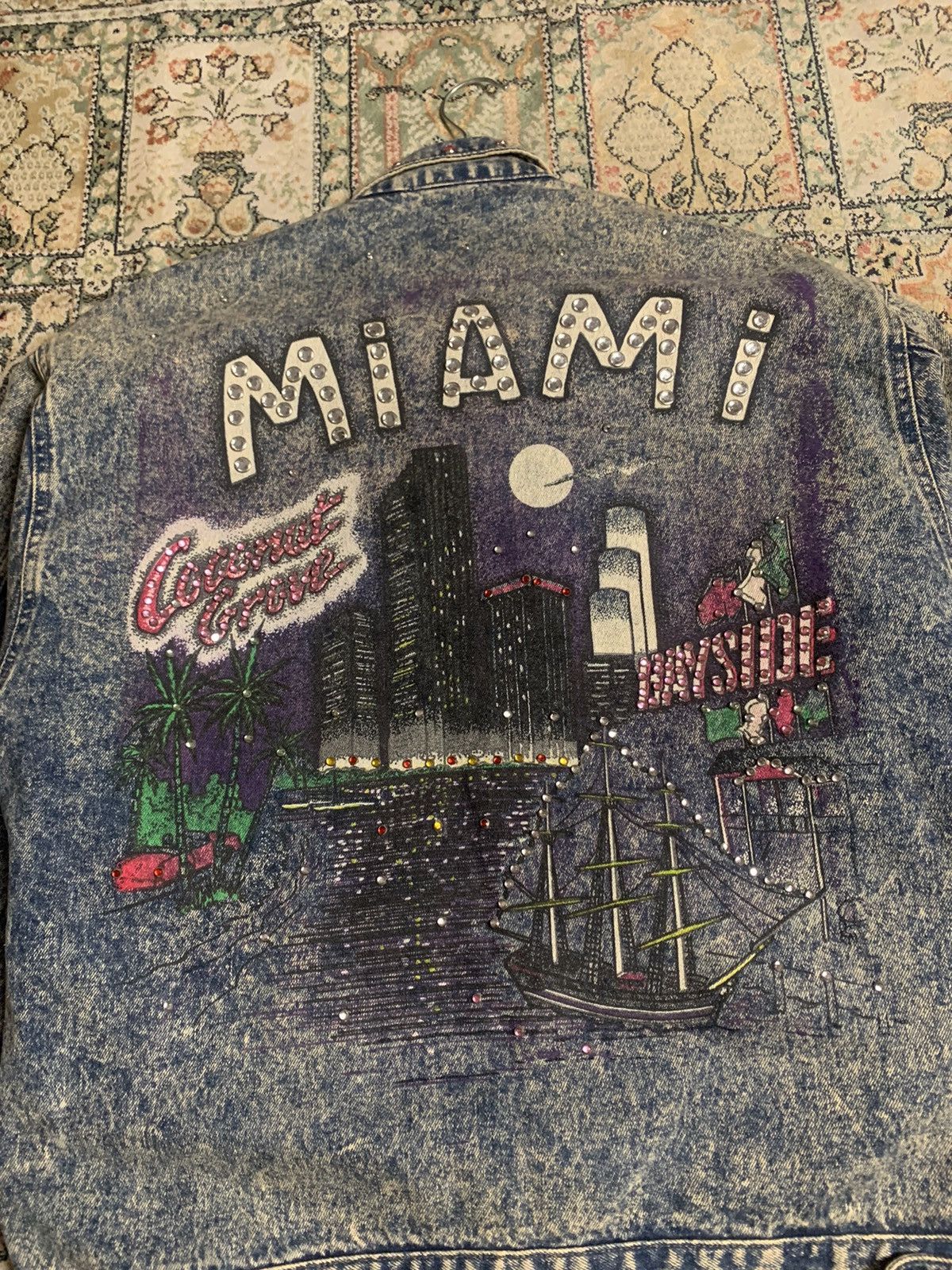 Other × Vintage Vintage “Hand Made” Denim Jeans Gepetto “Miami” jacket Size US M / EU 48-50 / 2 - 10 Thumbnail