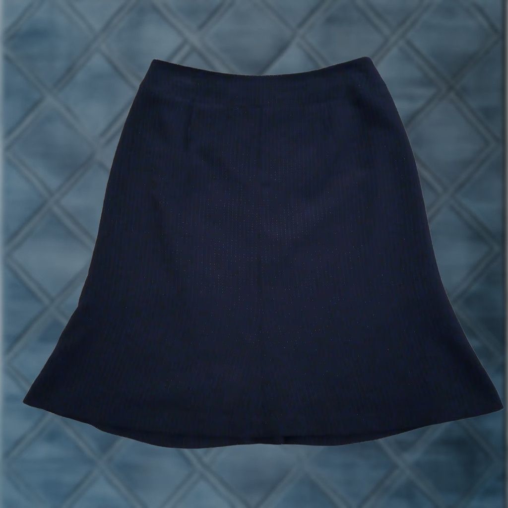 Talbots Talbots Skirt A-Line Women's Knee Length Blue Polka Dot Size 6 Lined Polyester Regular Vintage: No Size 28" / US 6 / IT 42 - 1 Thumbnail