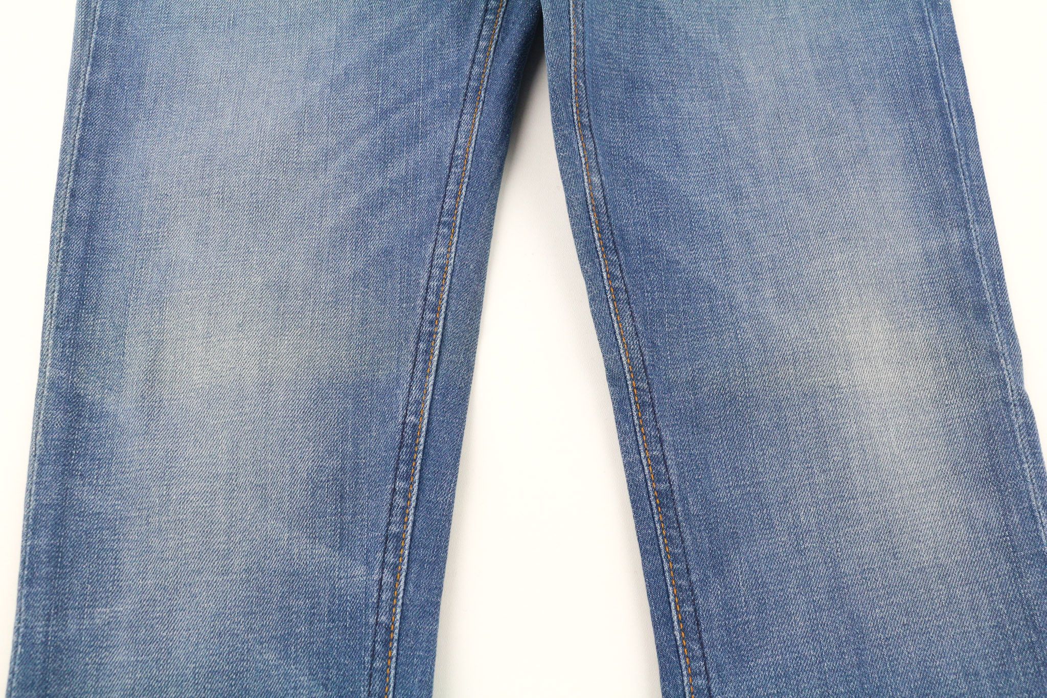 Nudie Jeans PIPE LED W27/L34 Crispy Pepper Blue Stretch Jeans 80453 Size 27" / US 4 / IT 40 - 12 Thumbnail