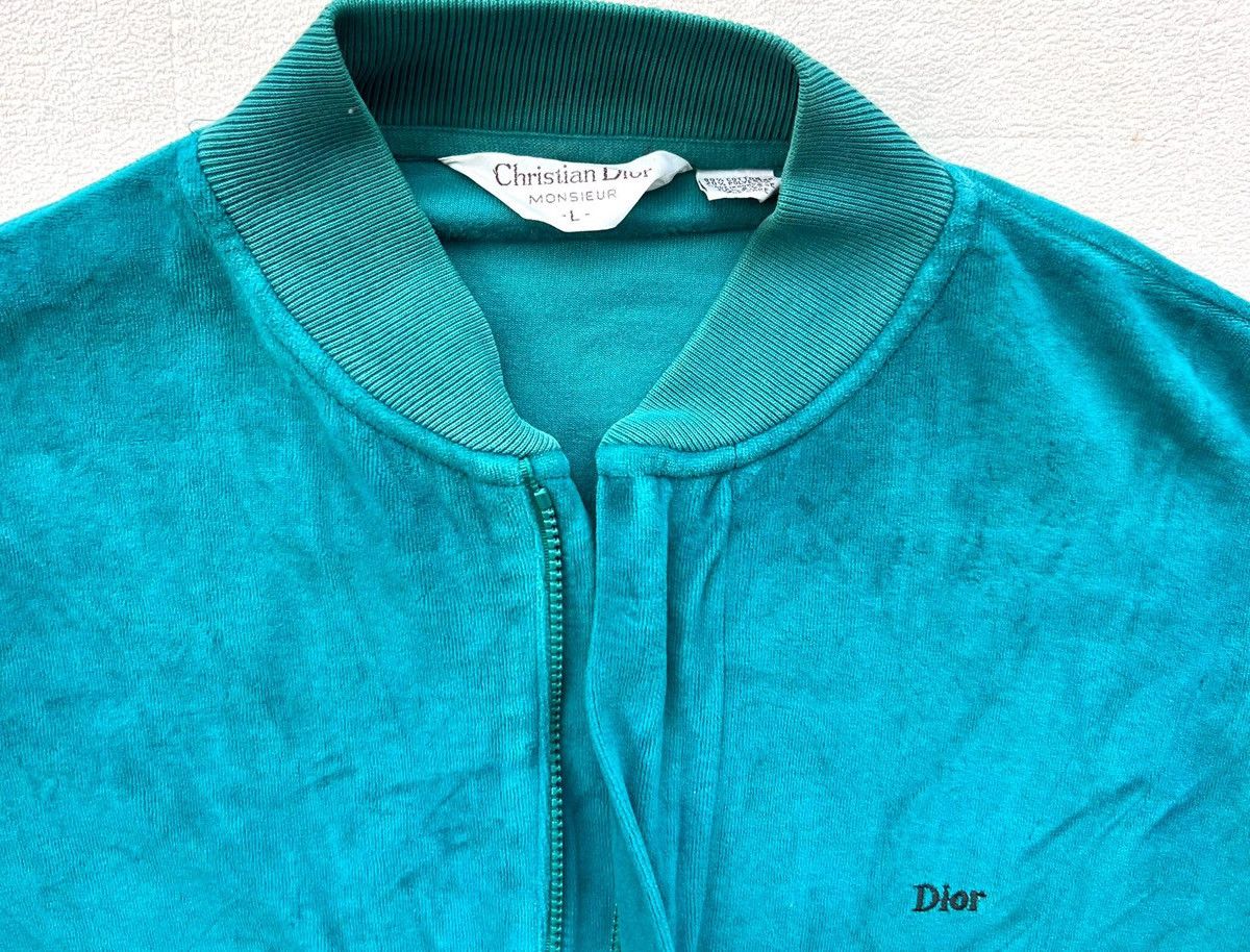 Christian Dior Monsieur × Vintage Vintage 80’s Christian Dior Monsieur Zip Sweater Jacket Men Size US L / EU 52-54 / 3 - 2 Thumbnail