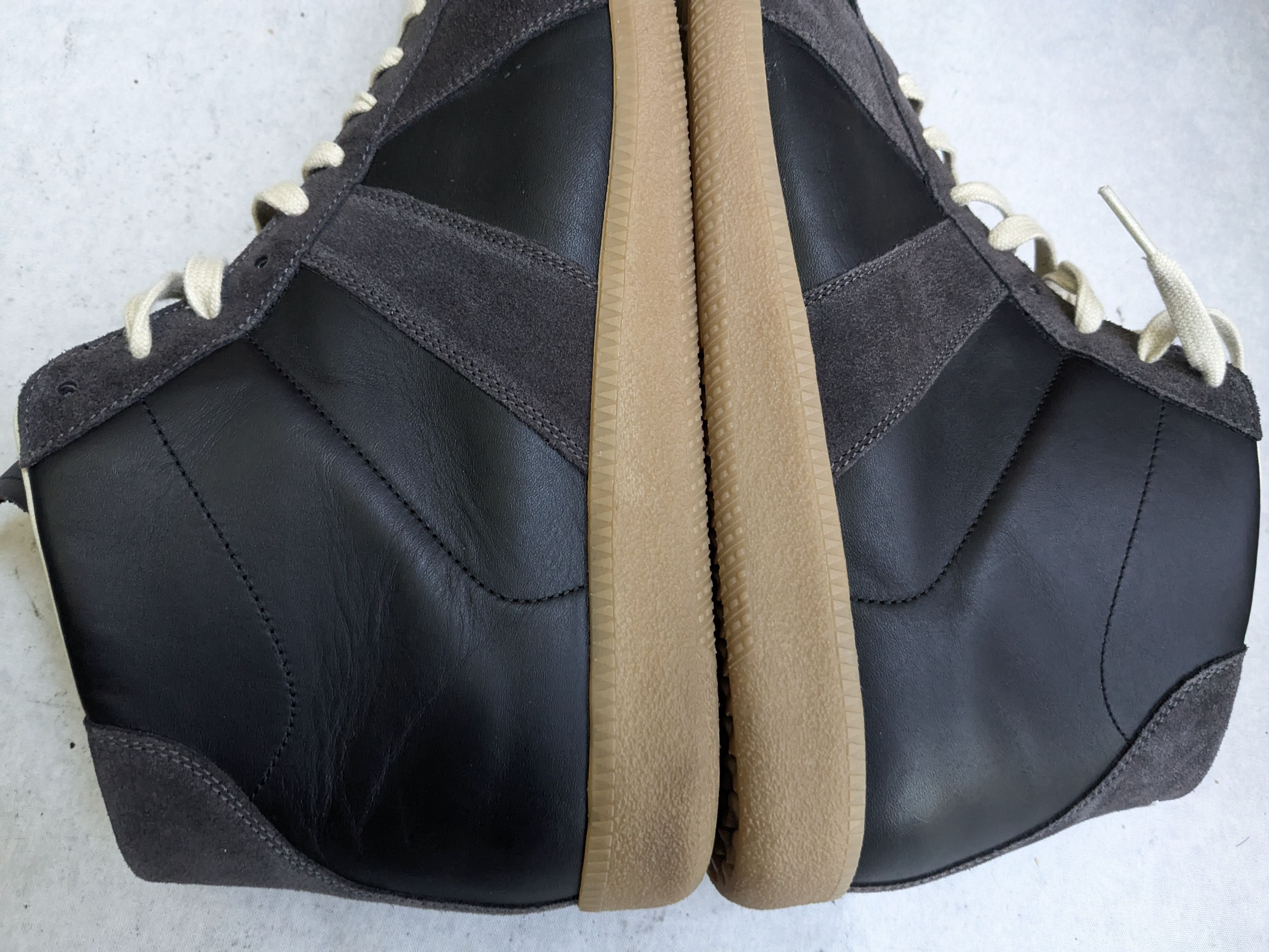 Maison Margiela Masion Margiela Replica GAT Black 13 46 Gum High Tops Size US 13 / EU 46 - 13 Thumbnail