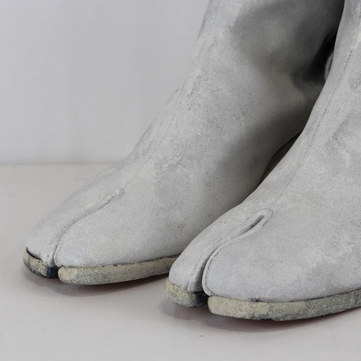 Maison Margiela o1rshd1 Flat Tabi Boots in Dirty Grey Size US 12 / EU 45 - 3 Thumbnail