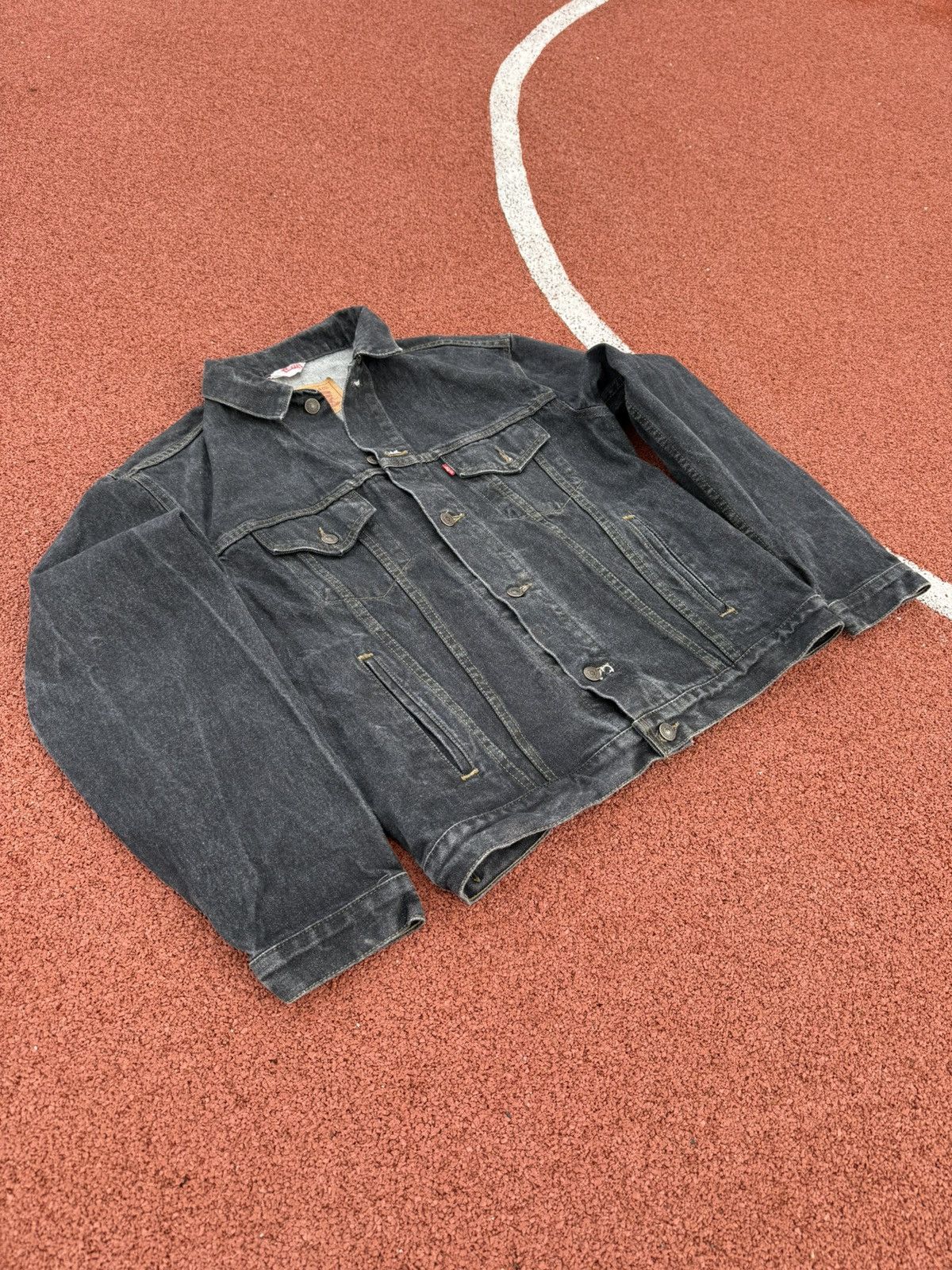 Levi's Levi's 70506Yugoslavia1987black denim trucker jacket vintage Size US M / EU 48-50 / 2 - 2 Thumbnail
