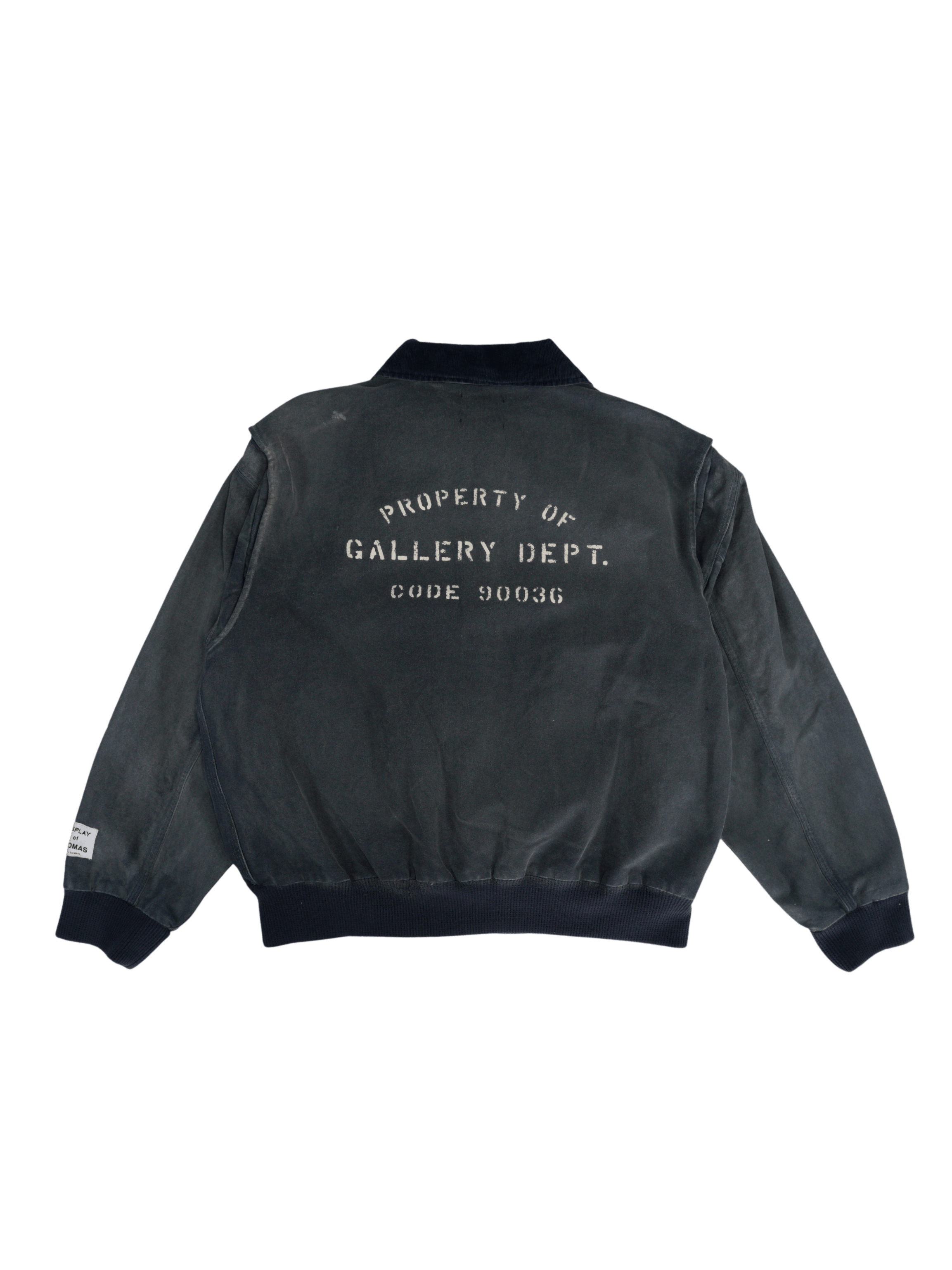 Gallery Dept. Gallery Dept Navy Branded Relaxed-Fit Cotton-canvas Jacket Size US L / EU 52-54 / 3 - 2 Thumbnail