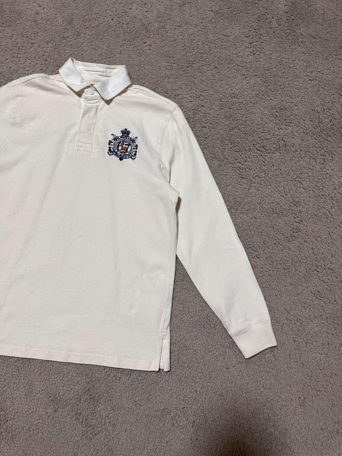 Polo Ralph Lauren VTG Polo Ralph Lauren Quilted Rugby Shirt Men Crest Logo Size US M / EU 48-50 / 2 - 4 Thumbnail