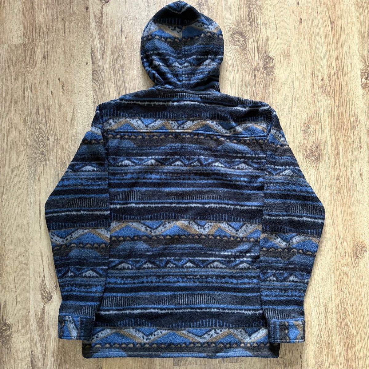 Billabong Y2K Billabong Aztec Design fleece Hoodie with button up s Size US L / EU 52-54 / 3 - 7 Thumbnail