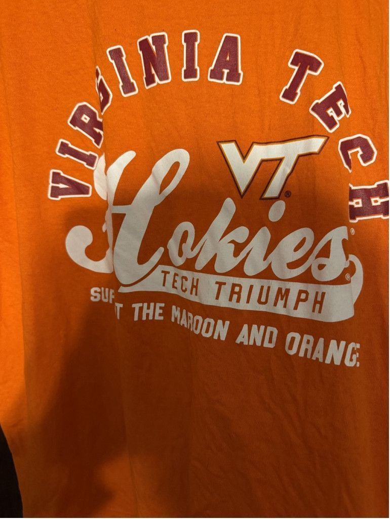 NCAA Virginia Tech Hokies Captivating Tee Shirt Orange Men Size L Size US L / EU 52-54 / 3 - 3 Thumbnail