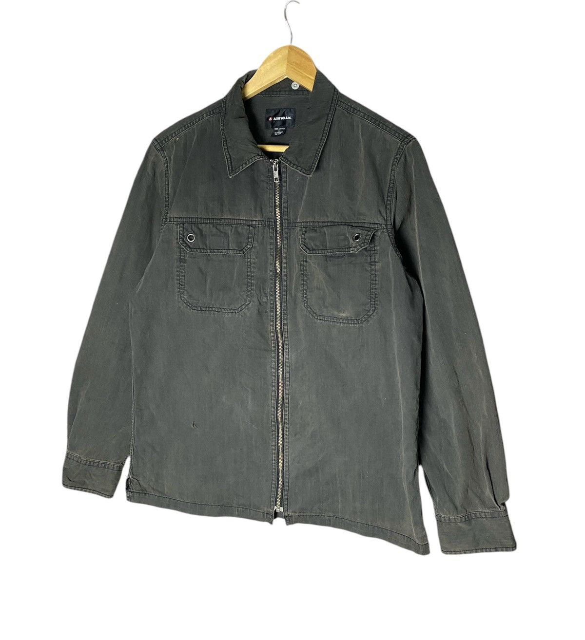 Airwalk × Japanese Brand Rare 🌟 Airwalk Double Pocket Zipper Jacket Size US L / EU 52-54 / 3 - 2 Thumbnail