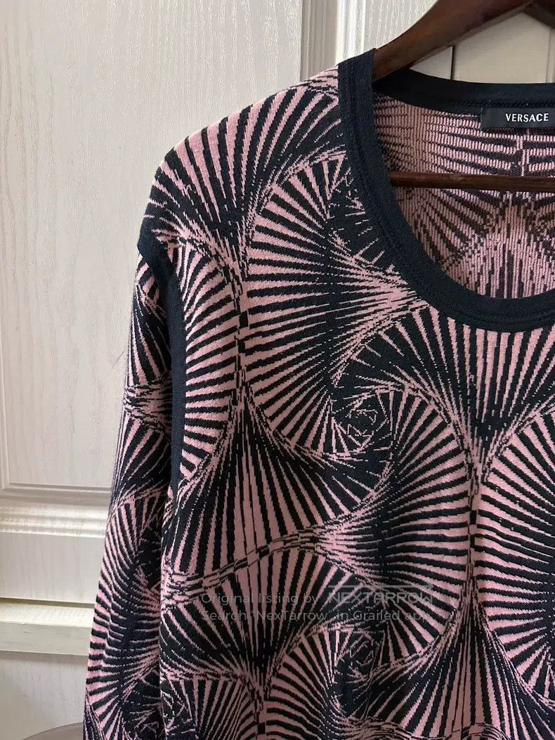 Versace Versace Geometry knitwear Size US XL / EU 56 / 4 - 4 Thumbnail