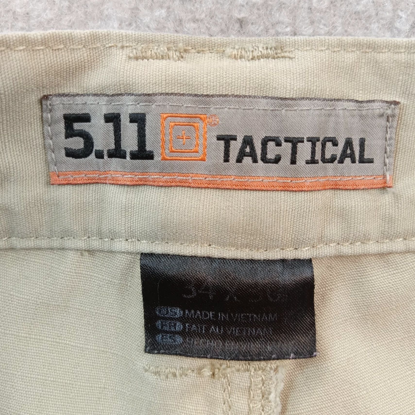 Vintage 5.11 Tactical Mens Beige Cargo Pants 30x27 Straight Leg Ripstop Size US 30 / EU 46 - 7 Thumbnail