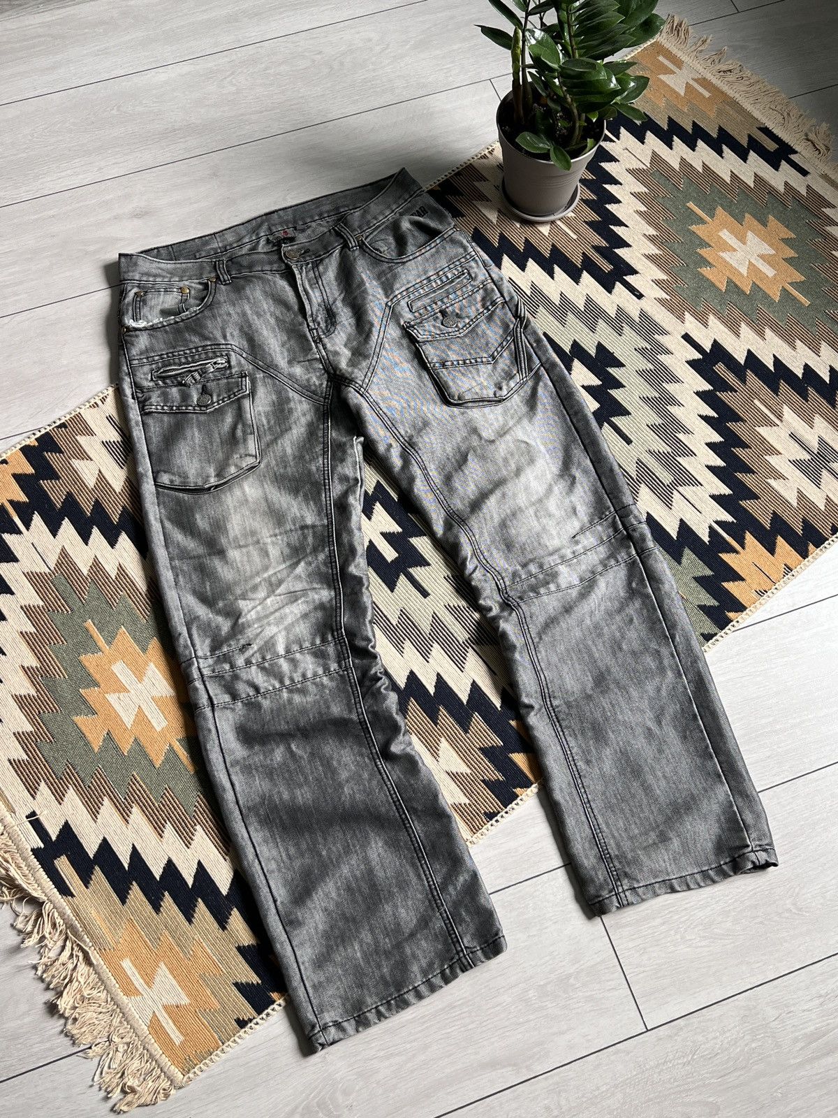 No Fear Vintage No Fear Baggy Y2K Denim Pants Size US 34 / EU 50 - 7 Thumbnail