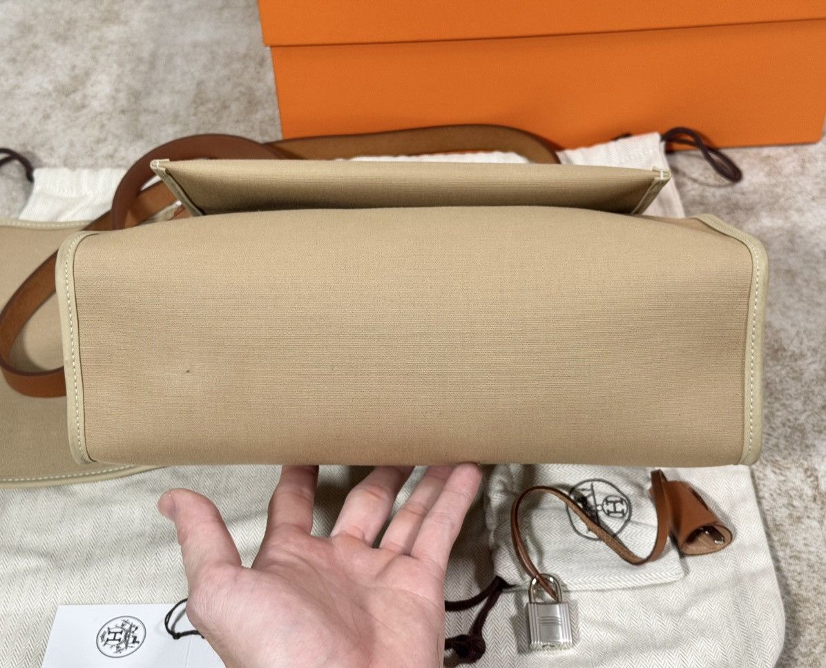 Hermes Hermes Herbag 31 Bag（Brown/cream） Size ONE SIZE - 11 Thumbnail