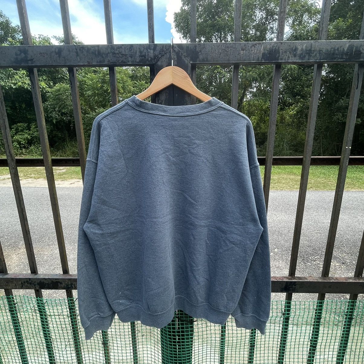 Nike × Vintage 🔥Vintage 90s Nike Mini Swoosh Trash Paint Sweatshirts Size US M / EU 48-50 / 2 - 2 Thumbnail
