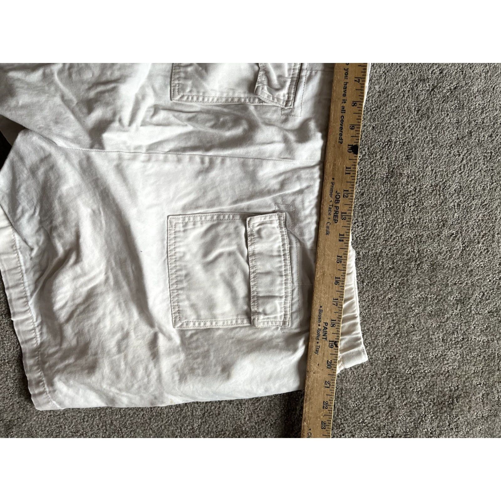 Dockers DOCKERS Women Chino Shorts 20W Beige 100% Cotton Casual Mid Length Plus Size Short Size 42" / US 20 - 4 Thumbnail