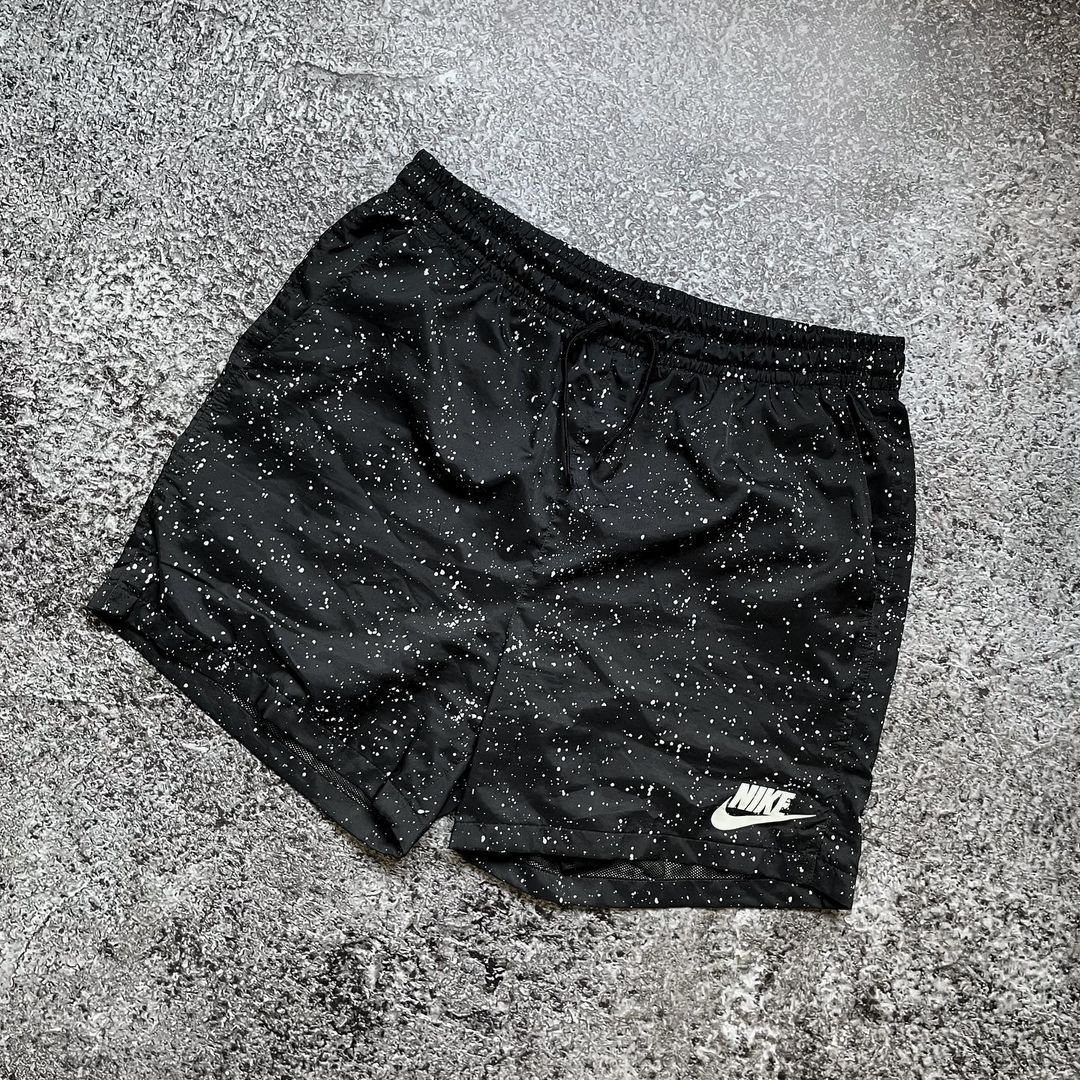 Nike Nike Nylon Paint Ball Black Shorts. Size US 32 / EU 48 - 2 Thumbnail
