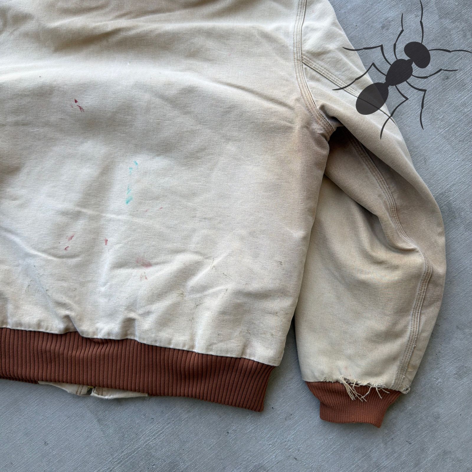 Carhartt × Vintage Carhartt faded brown hooded work wear jacket Size US XL / EU 56 / 4 - 8 Thumbnail