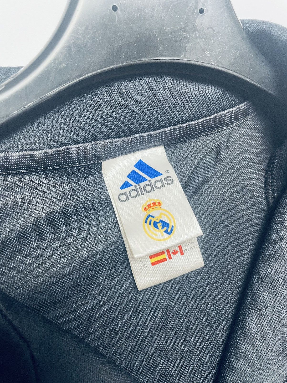 Vintage Adidas Real Madrid 2002/2003 UEFA Football Shirt Vintage Size US XXL / EU 58 / 5 - 7 Thumbnail