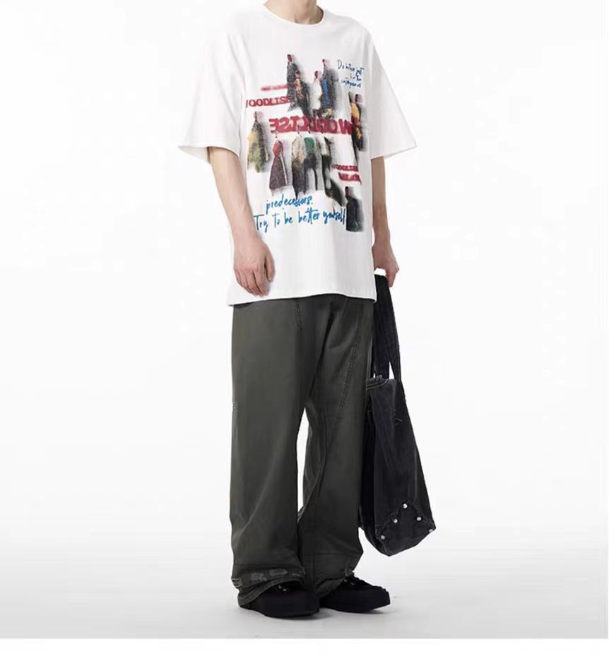 Japanese Brand × Vintage Vintage High Street Hip Hop Loose T-Shirt Size US M / EU 48-50 / 2 - 1 Thumbnail
