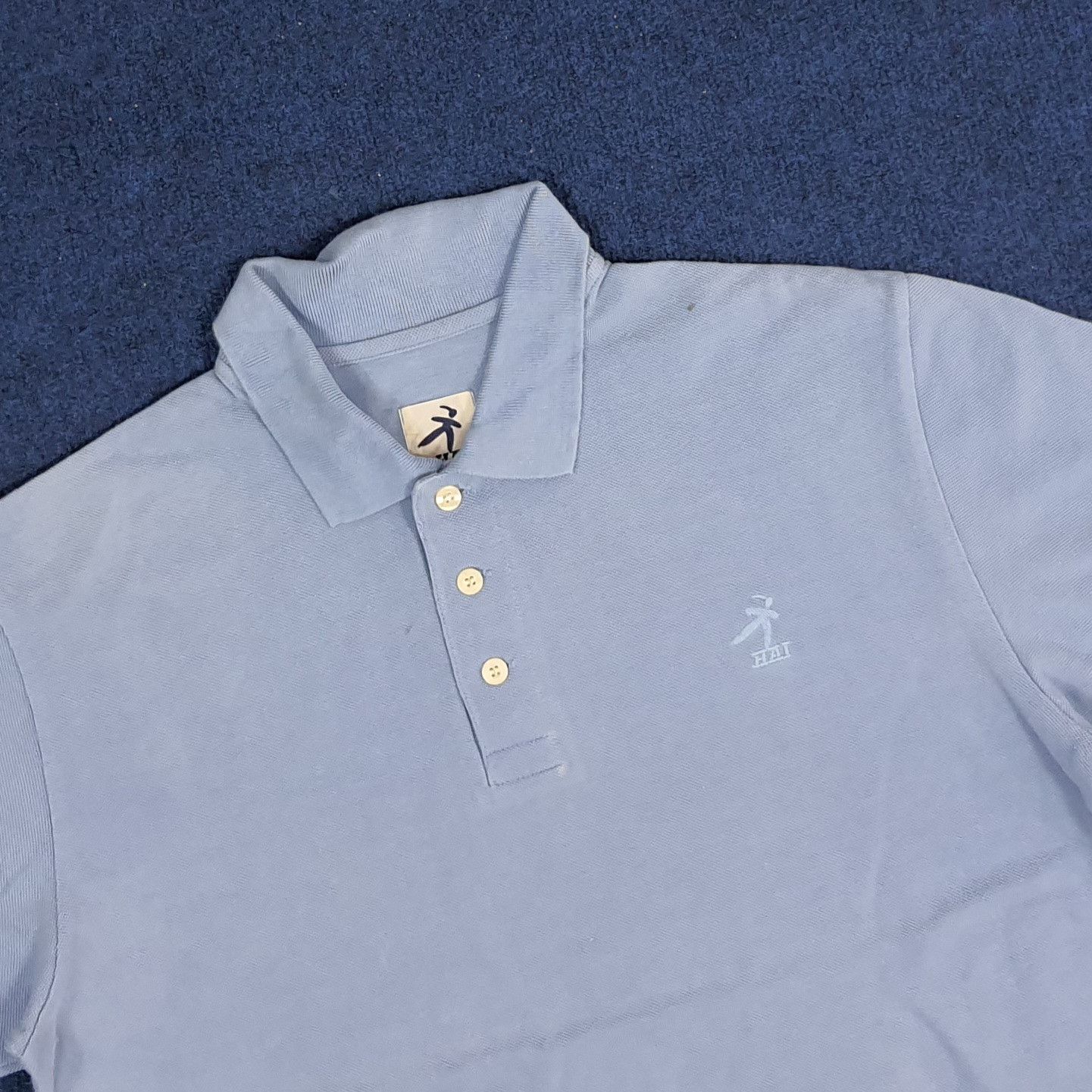 Hai Sporting Gear × Japanese Brand × Vintage Vintage Hai Sporting Gear by Issey Miyake Designer Polos Size US M / EU 48-50 / 2 - 2 Thumbnail